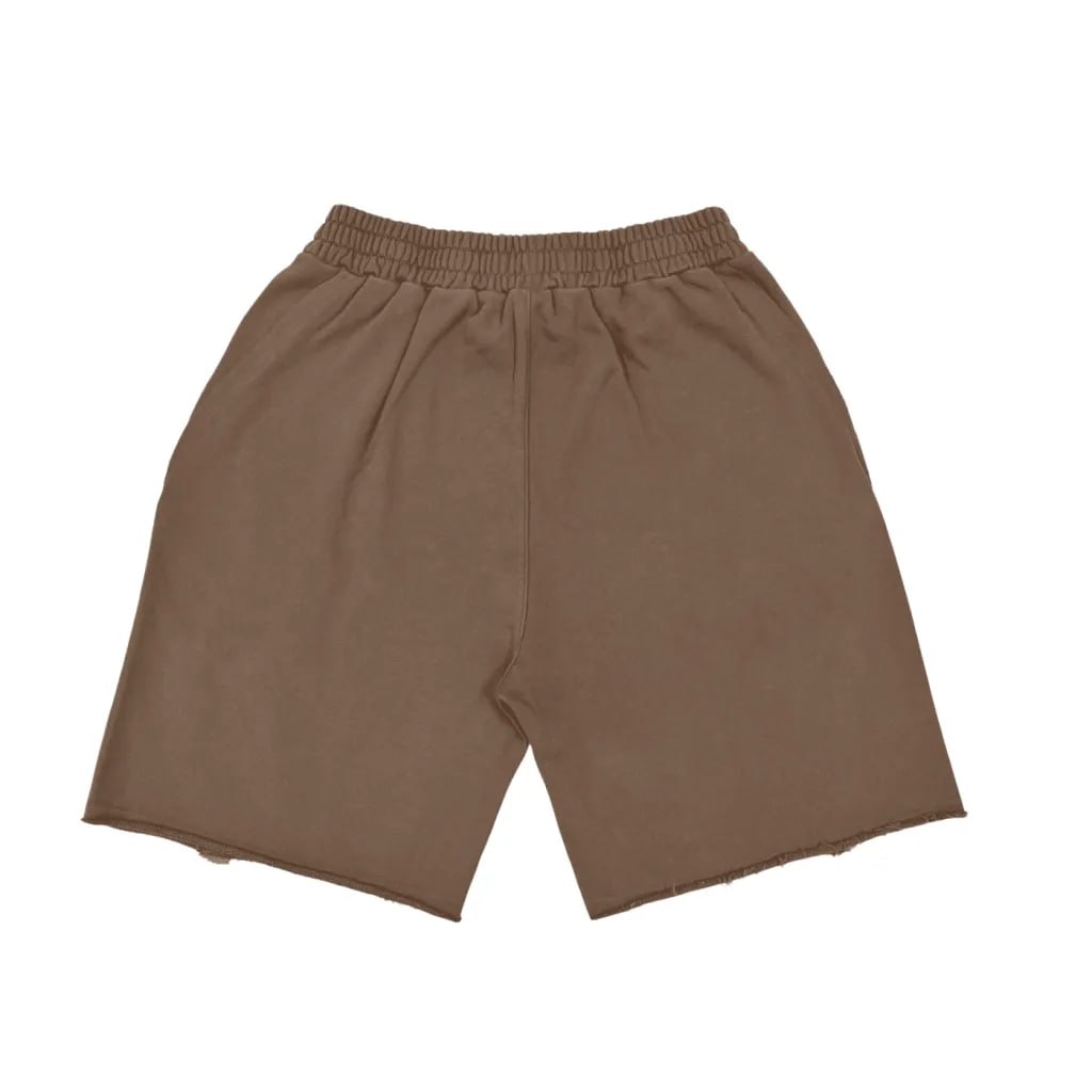 Heavyweight Vintage Washed Tiger Stripes Short Pants