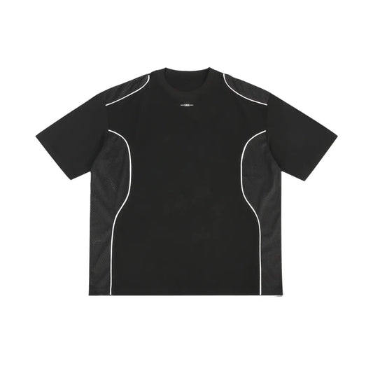 Contrast Piped Panel T-shirt